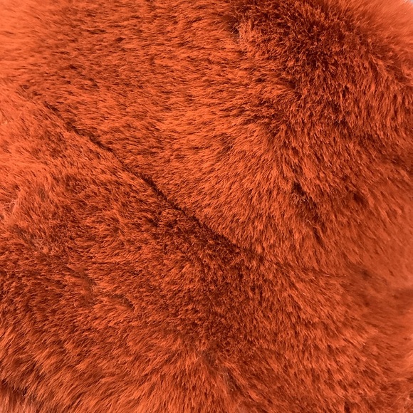 Anthropologie fuzzy bucket hat orange - Picture 7 of 7